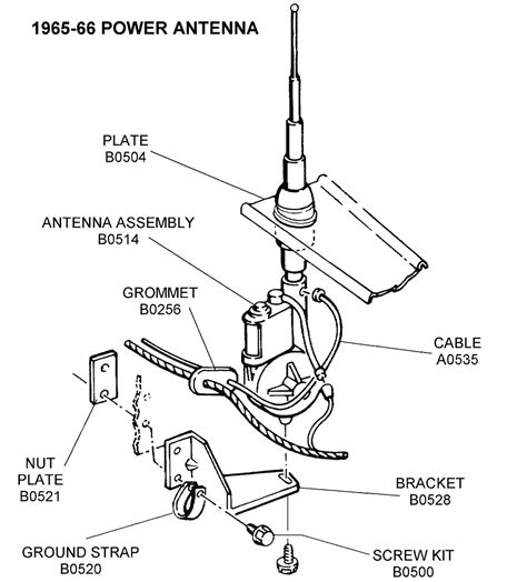 power antenna wiring diagram 